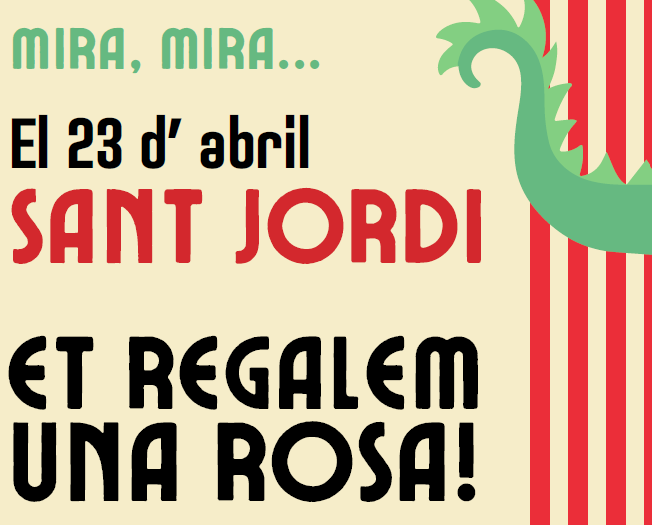 Més informació sobre l'article Celebra Sant Jordi amb Miró: roses de regal a les nostres botigues de Barcelona!